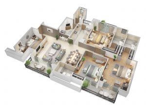 ATS Kingston Heath 4 BHK luxury apartment floor plan Noida Expressway