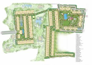 ATS Kingston Heath 4 BHK apartment 3D layout view | Luxury flats Noida